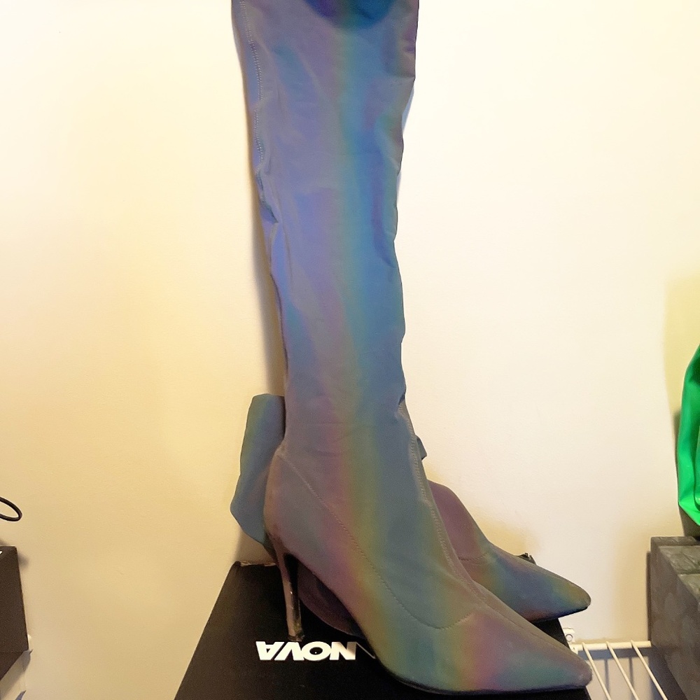 Glow-In-Dark Thigh High Boots